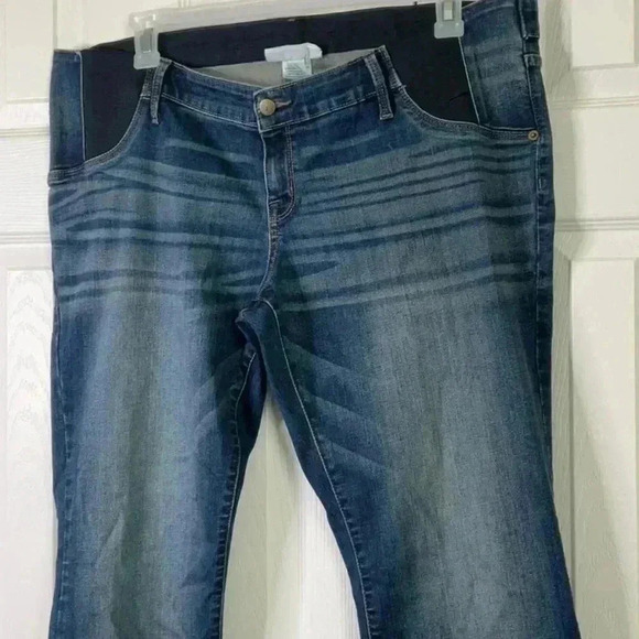 Isabel Maternity Womens Jeans Medium Wash - Picture 3 of 6